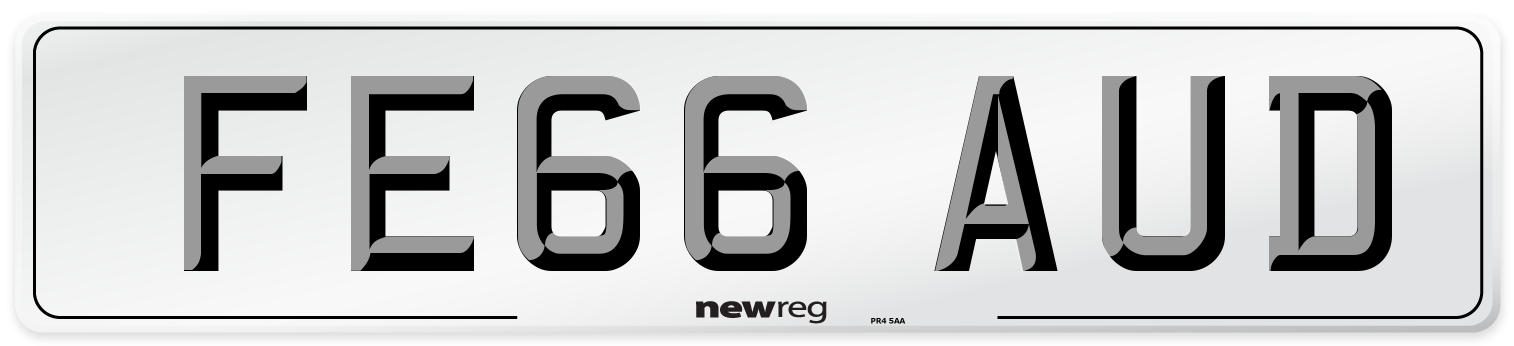 FE66 AUD Number Plate from New Reg